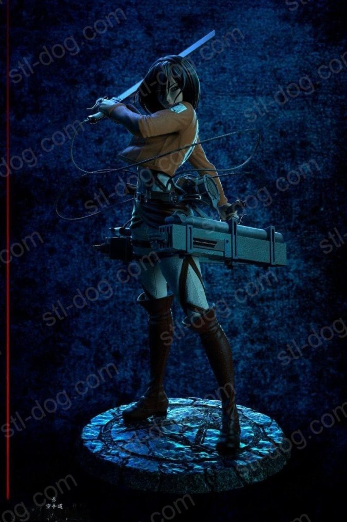 进击的巨人(Attack on Titan) 三笠·阿克曼(Mikasa Ackerman) 3D打印图纸